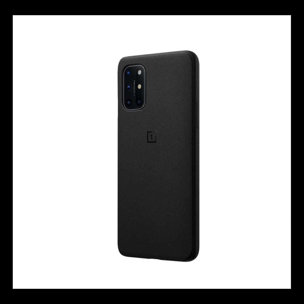 OnePlus 8T Sandstone Bumper Case Schwarz - 1