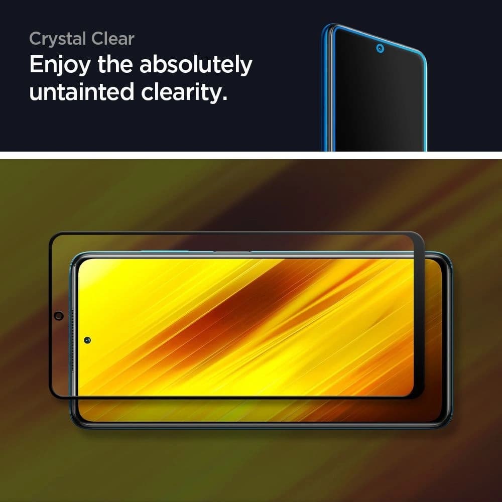 Spigen GLAS.tR Slim Pocophone X3/Pro/NFC Black - 4