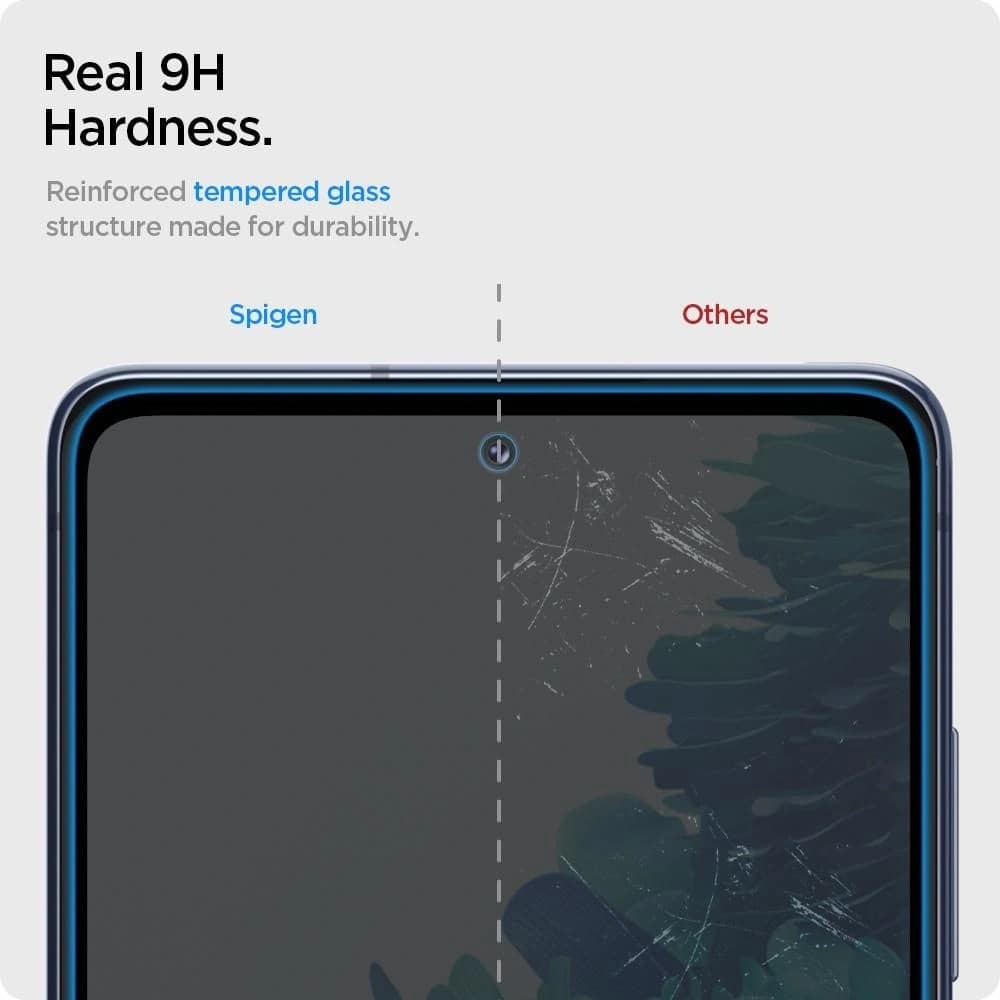 Spigen Samsung Gehärtetes Glas GLAS.tR Slim Galaxy S20 FE Schwarz - 4