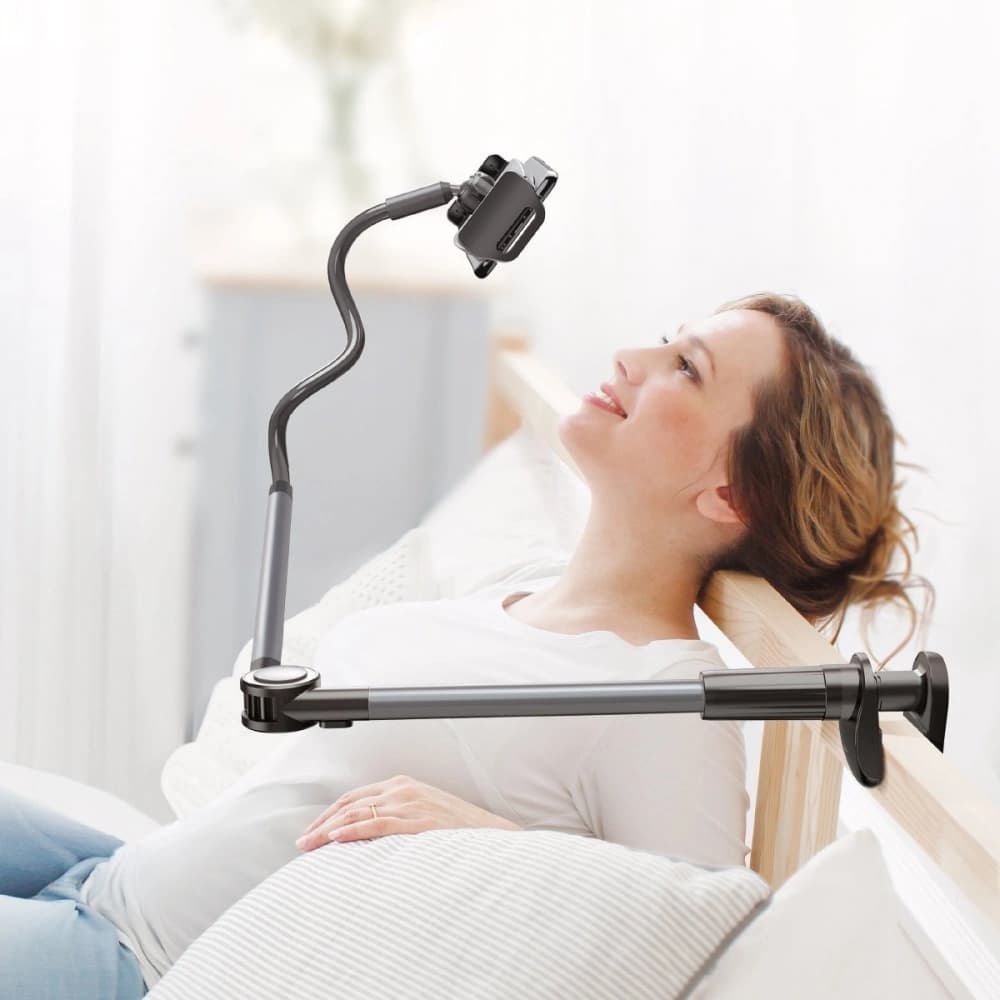 Phone/tablet clip holder Baseus Otaku (black) - 9