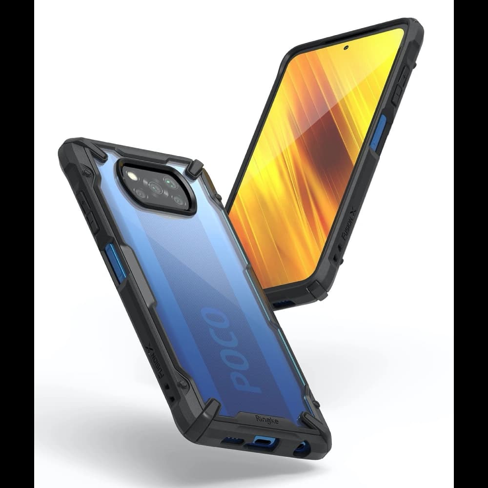 Ringke Fusion-X Pocophone X3/Pro/NFC Black - 4