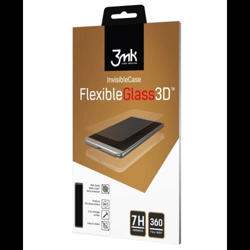 3MK Apple Hybridglas FlexibleGlass 3D + High-Grip-Folie iPhone X