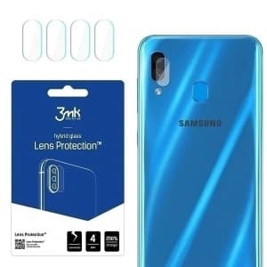 3MK Samsung Hybridglas für Kameraobjektiv Objektivschutz Galaxy A11 [4 PACK]