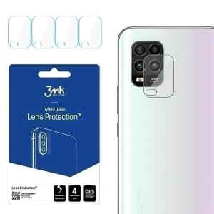 3MK Xiaomi Hybridglas für Kameraobjektiv Objektivschutz Mi 10 Lite 5G [4 PACK]