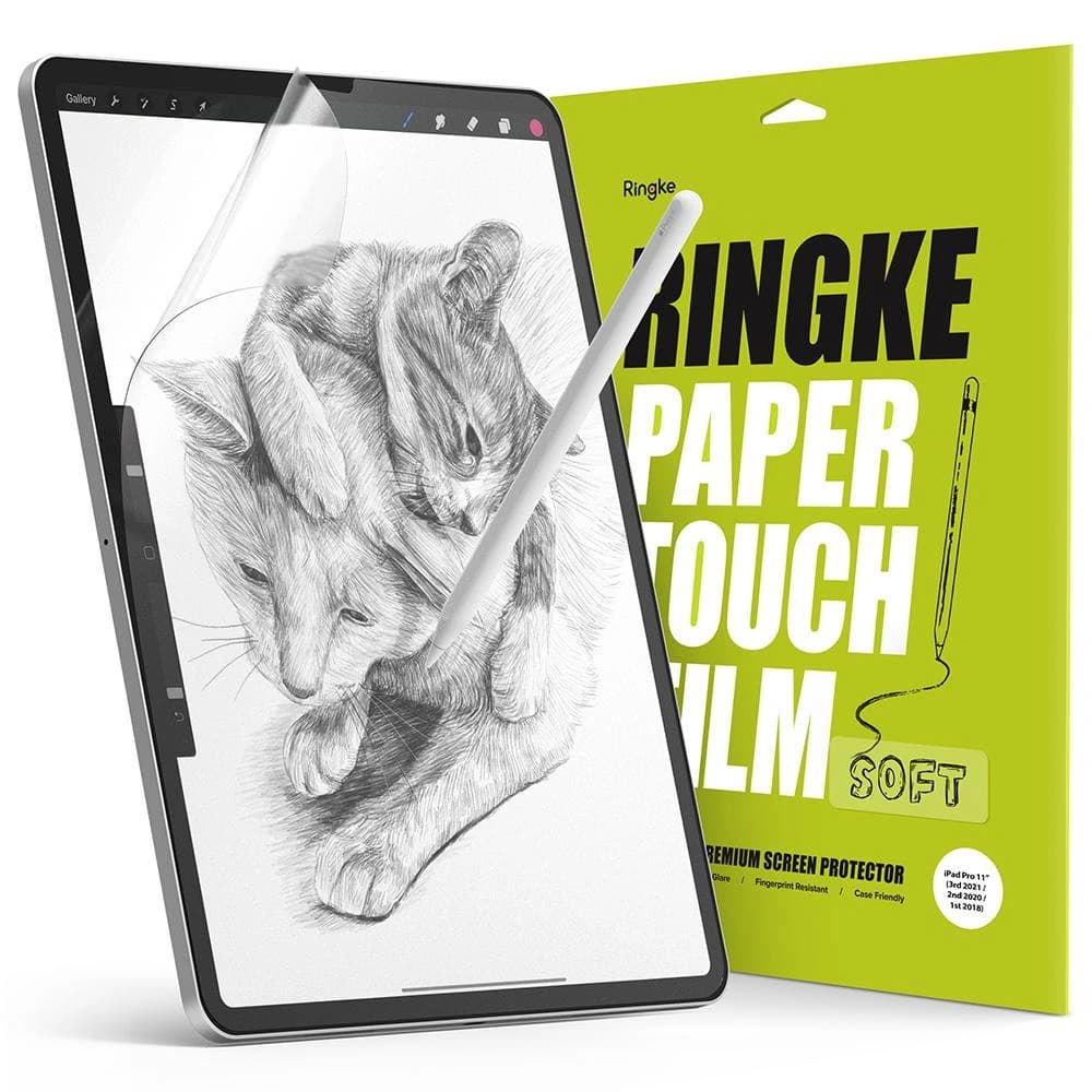 Folia Ringke Paper Touch Soft Apple iPad Air 10.9 2020/2022 (4 i 5 gen) / iPad Pro 11 2018/2020/2021 (1., 2. i 3. gen) / iPad Air 11 2024 (6 gen) - 1