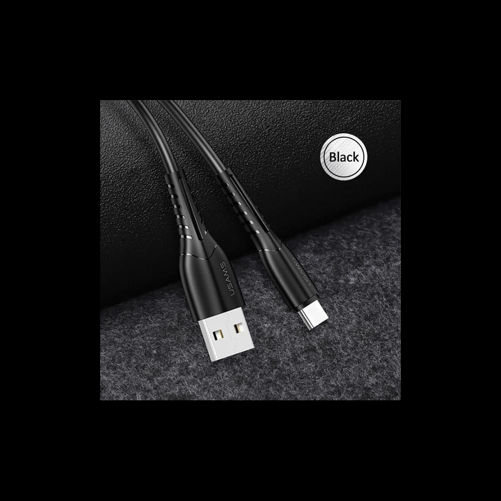 USAMS U35 microUSB Kabel 2A Schnellladung 1m schwarz SJ365USB01 - 2
