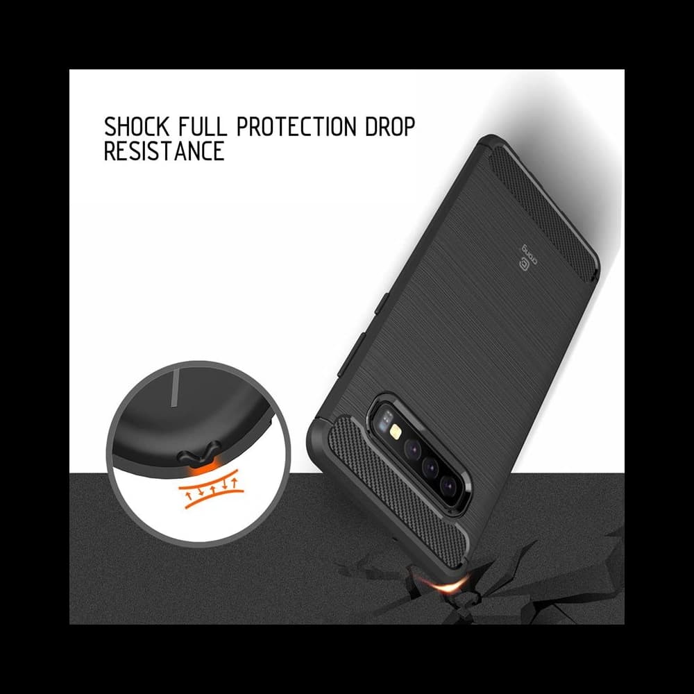 Crong Soft Armour Cover Samsung Galaxy S10+ Plus (black) - 3