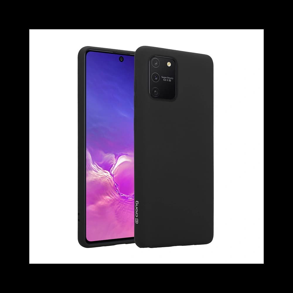 Case Crong Color Cover Samsung Galaxy S10 Lite (schwarz) - 2