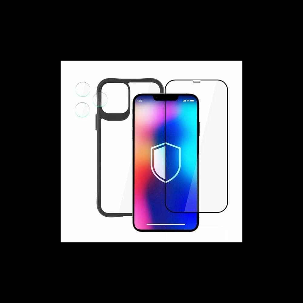 3MK Comfort Set 4in1 Case + Camera Glass + Screen Glass Apple iPhone 12 Pro Max - 4