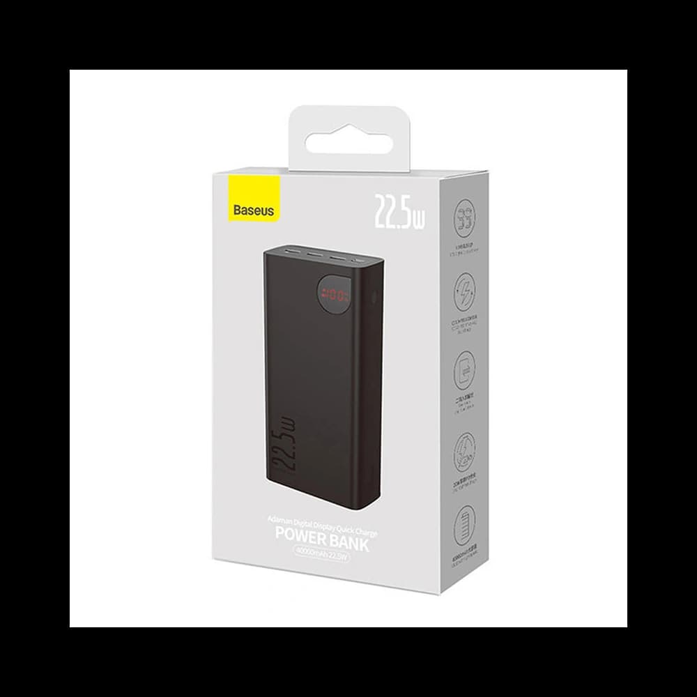 Baseus Powerbank Adaman 40000mAh 22.5W (schwarz) - 9