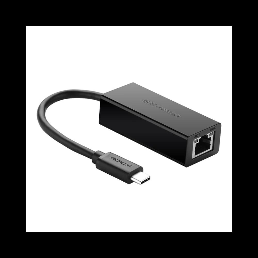UGREEN 30287 USB-C / RJ45 Ethernet 10/100 Mbps external adapter black - 2