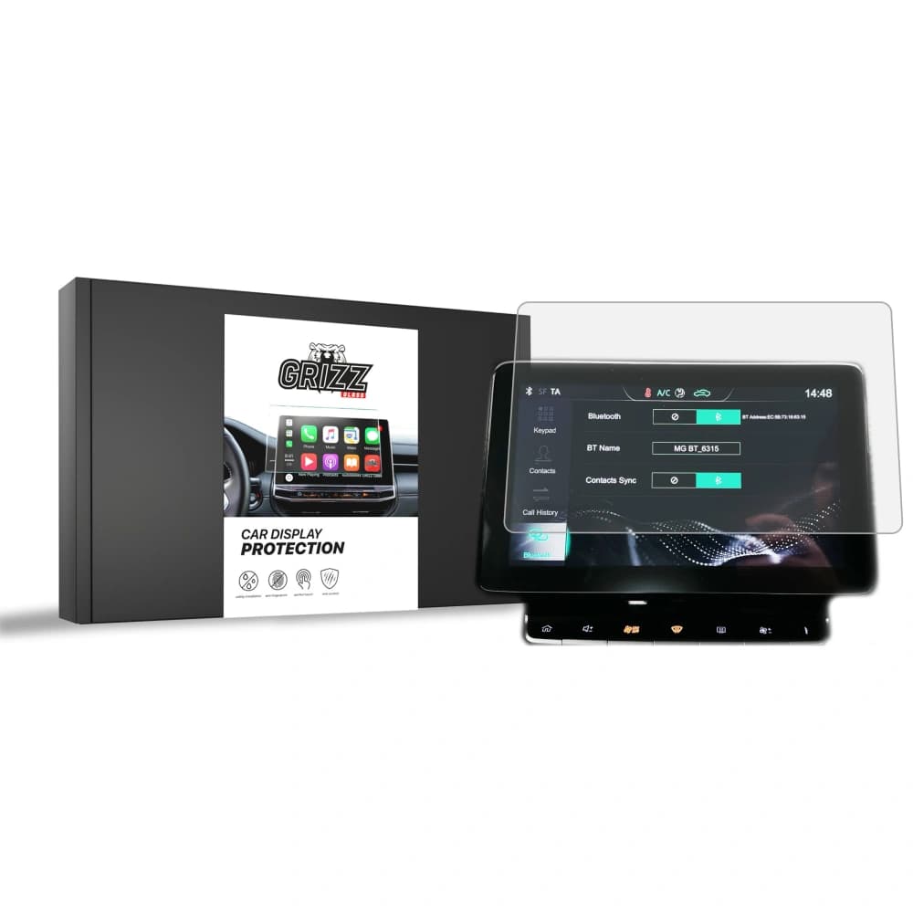 Matte GrizzGlass CarDisplay Protection MG ZS 10,1" 2022-2024 - 1