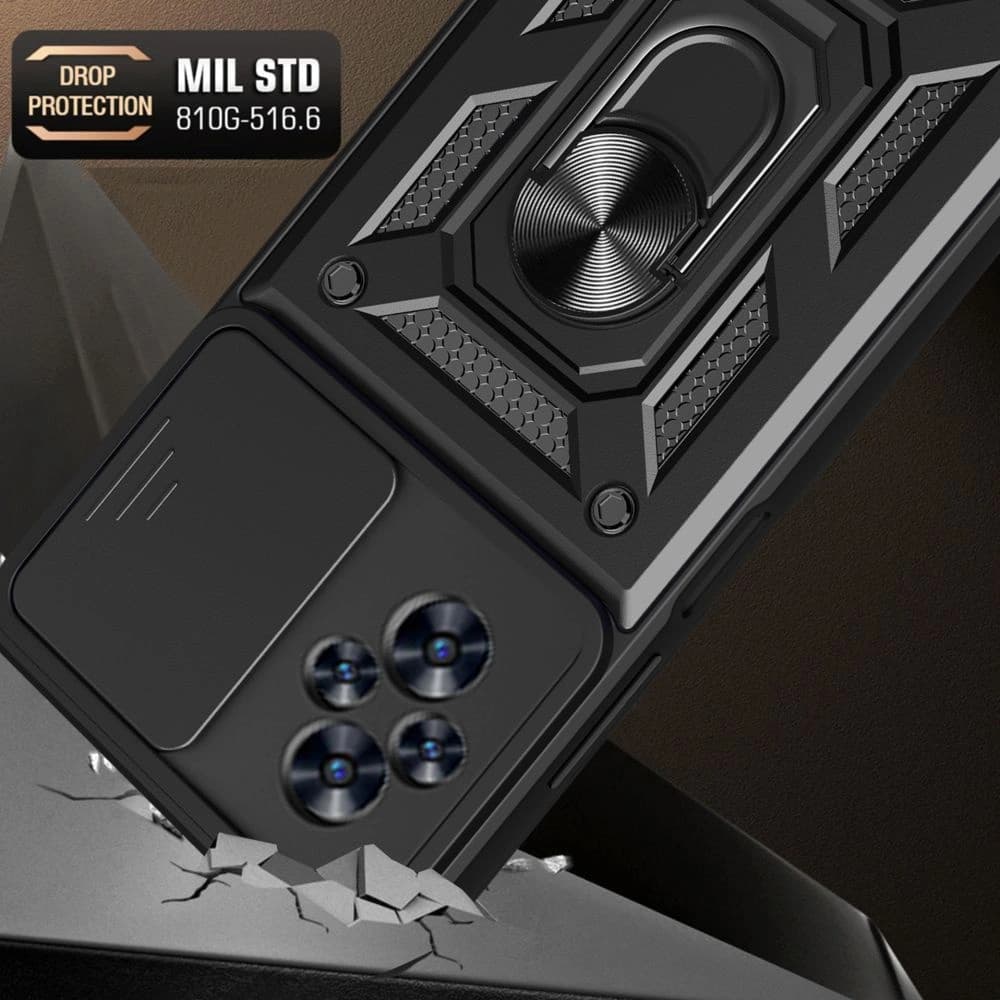 Case Tech-Protect CamShield Pro Realme C67 4G Schwarz - 2