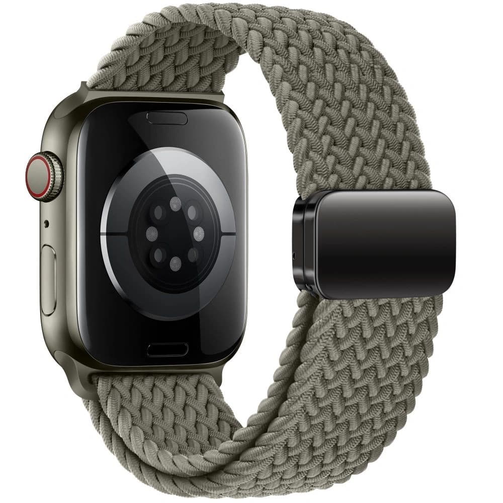 Belt Tech-Protect Nylonmag Apple Watch 4/5/6/7/8/9/SE/Ultra 1/2 42/44/45/49mm Olive Grey - 2