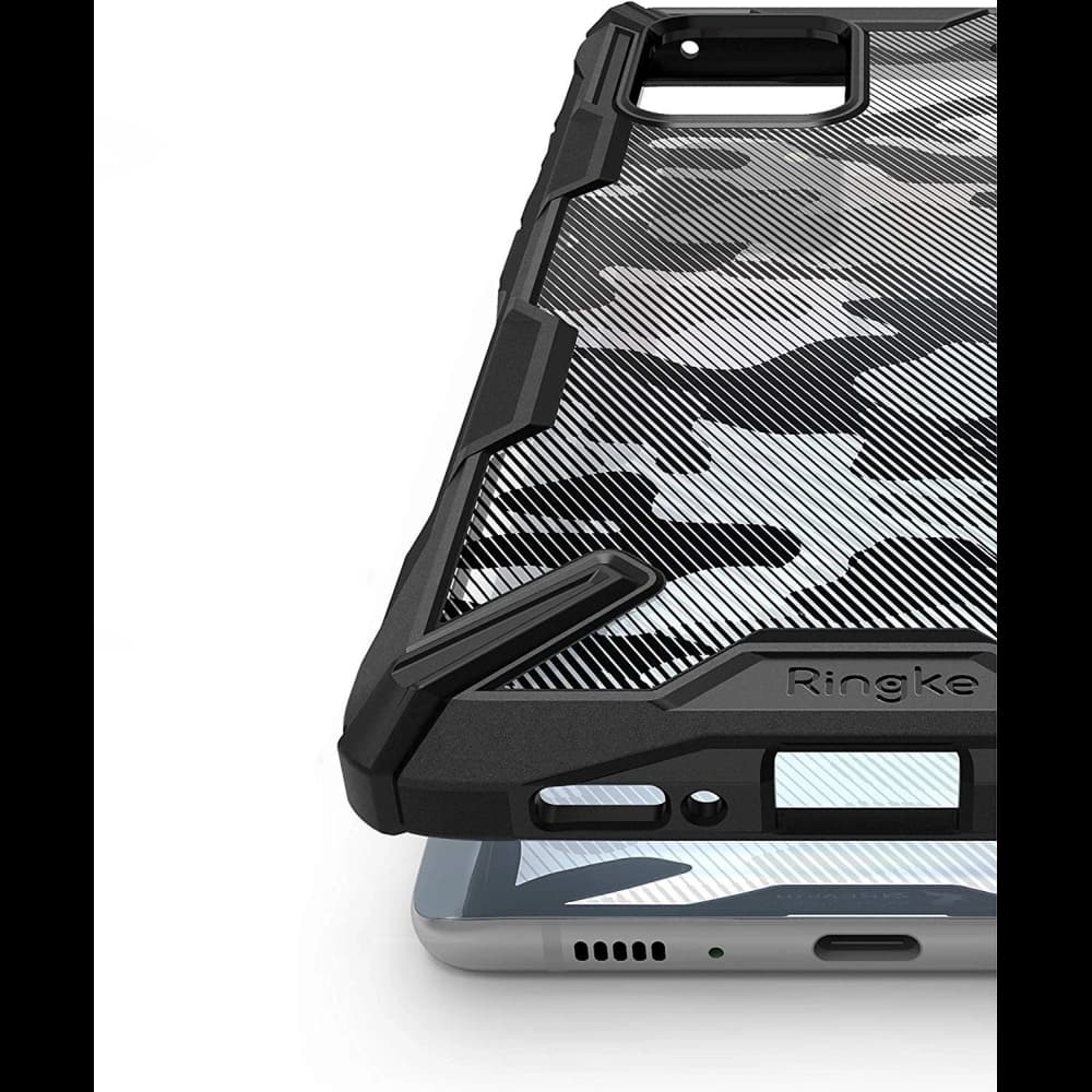 Ringke Samsung Tasche Fusion-X Design Galaxy S10 Lite Camo (Moro) Schwarz - 3