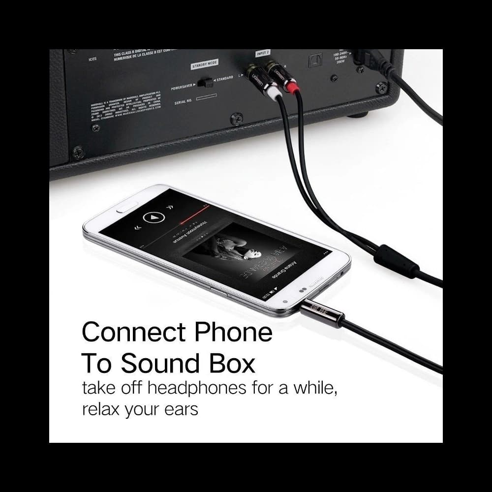 UGREEN 3,5mm Jack to 2RCA (Cinch) Cable 1.5m
- 6