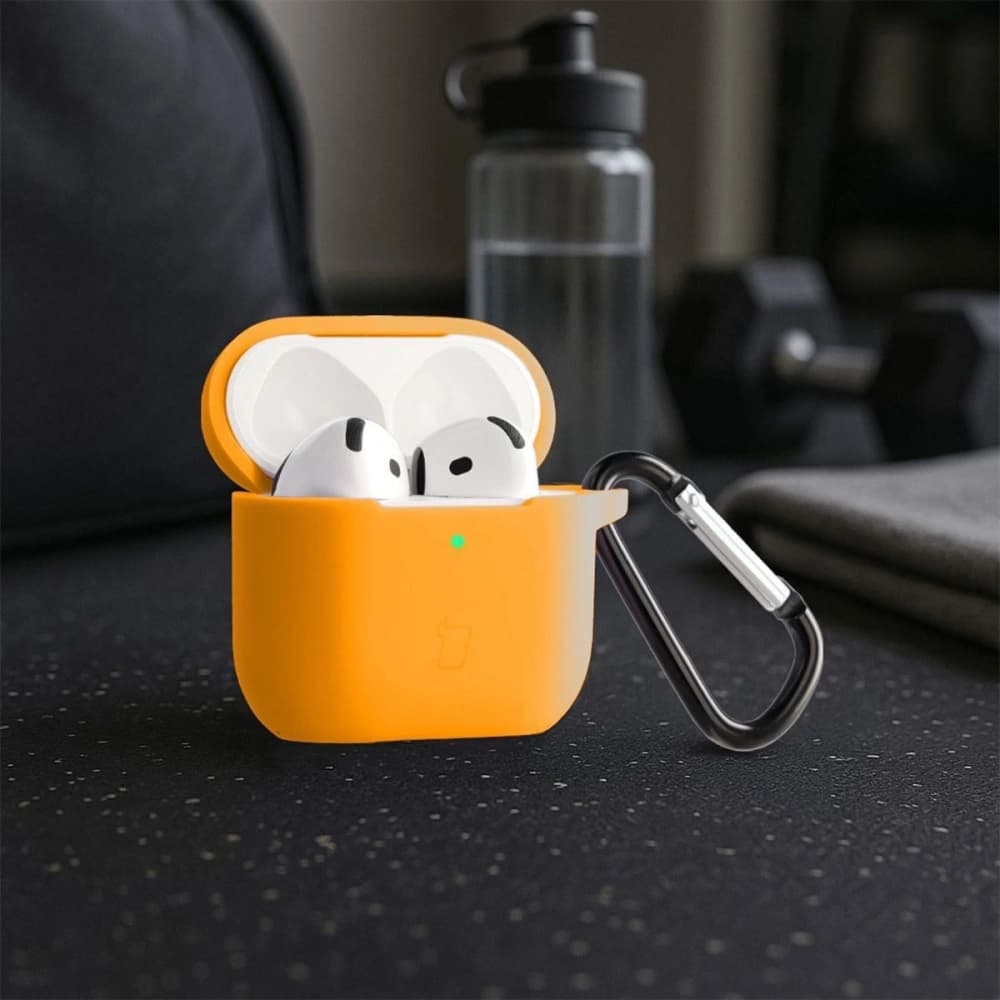 Bizon Case Headphone Silicone Apple AirPods 4 carrot - 4