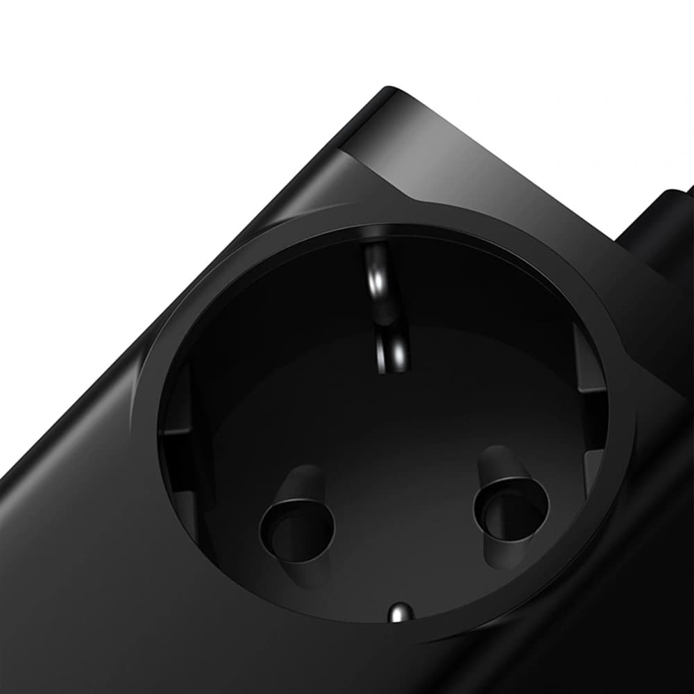 Baseus GaN3 Pro 65W AC Ladegerät + 2xUSB-C + 2xUSB-A mit Baseus Xiaobai USB-C / USB-C 100W 1m Kabel schwarz - 5