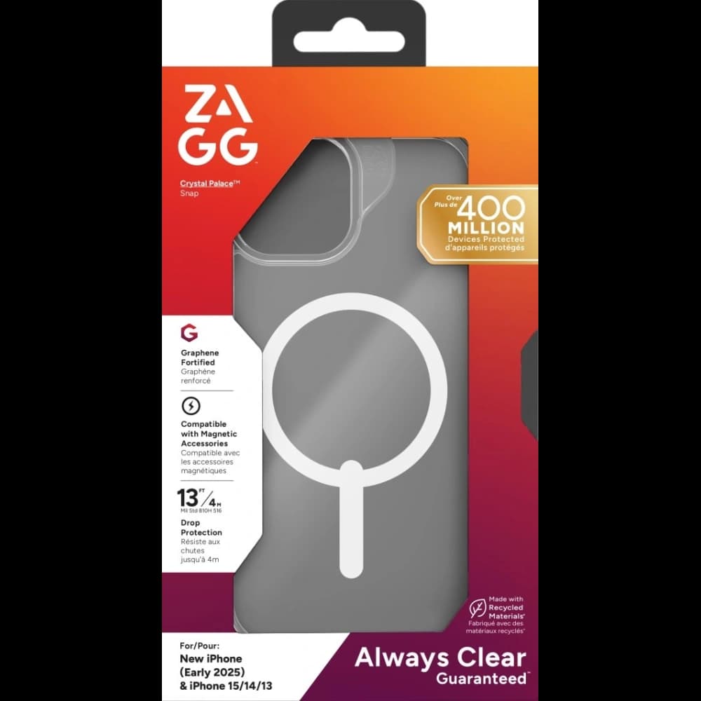 ZAGG Crystal Palace Snap Apple iPhone 17e / 16e / 15 / 14 / 13 MagSafe (clear) - 4