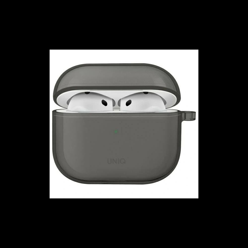 UNIQ Glase Apple AirPods 4 glänzendes Rauchgrau - 1