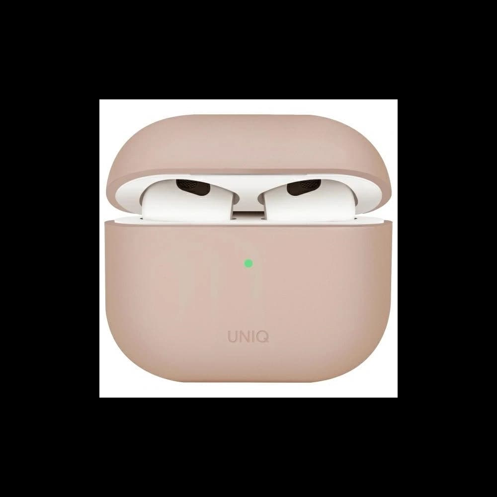 UNIQ Lino Apple AirPods 4 Silikon rosa Blush - 1