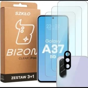Bizon Glass Clear Pack Samsung Galaxy A37 5G