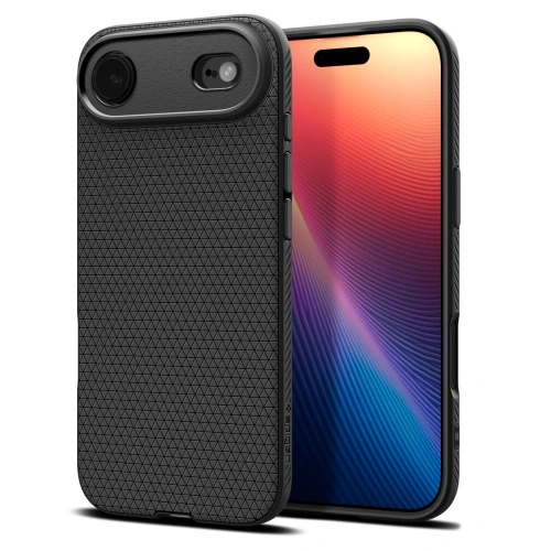 Etui Spigen Liquid Air w kolorze matowej czerni, idealne do iPhone'a