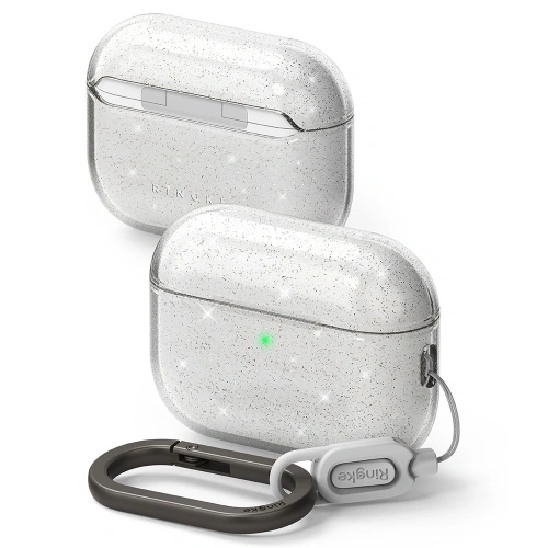 Etui Ringke Air do Apple AirPods Pro 3 w przezroczystym kolorze z efektem glitter