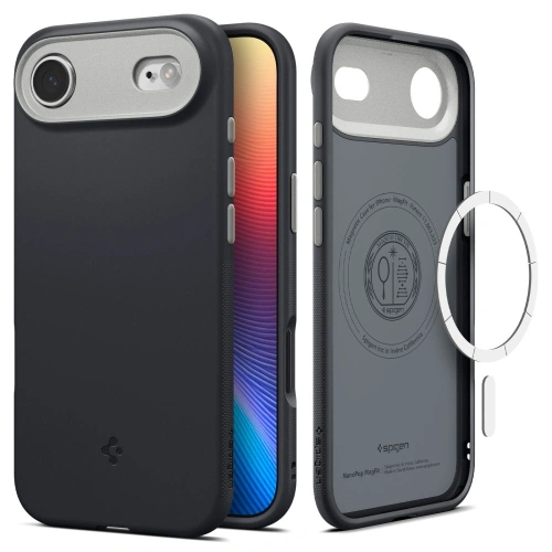 Etui Spigen Nano Pop Mag w kolorze czarnym, idealne do Apple iPhone Air