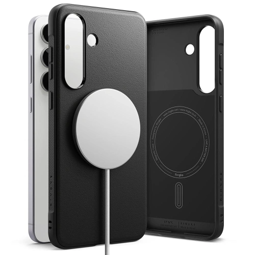 Etui Ringke Onyx Magnetic MagSafe w kolorze czarnym dla Samsung Galaxy S25 FE