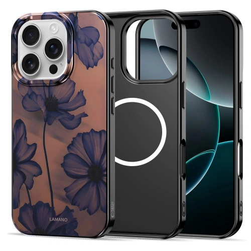 Etui Tech-Protect zamontowane na iPhone 16 Pro, prezentujące elegancki design.