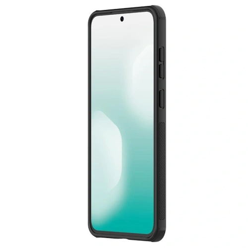 Widok etui Nillkin Super Shield Pro na tle minimalistycznym, podkreślający jego design.