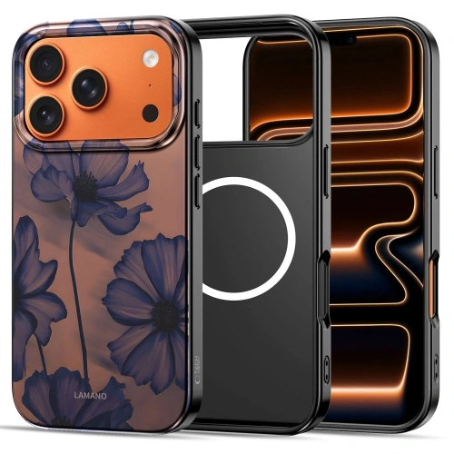 Etui Tech-Protect Lamano MagSafe na tle minimalistycznym, podkreślające jego elegancję.