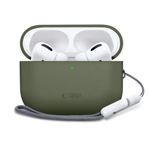 Silikonowe etui Tech-Protect z funkcją MagSafe, dopasowane do AirPods Pro 3