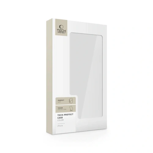 Etui Tech-Protect Uniq zamontowane na Apple iPhone 17, prezentujące nowoczesny wygląd.