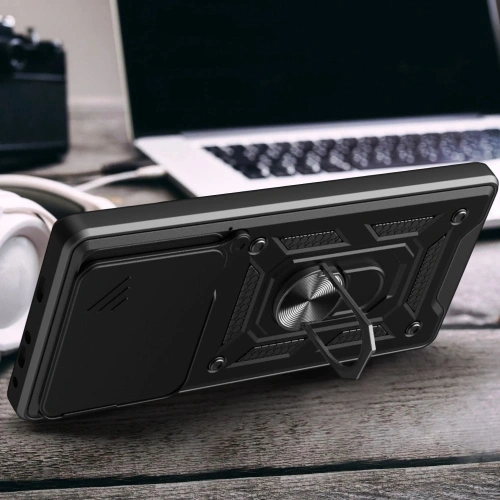 Etui Tech-Protect Camshield Pro na tle minimalistycznym, podkreślające jego elegancję