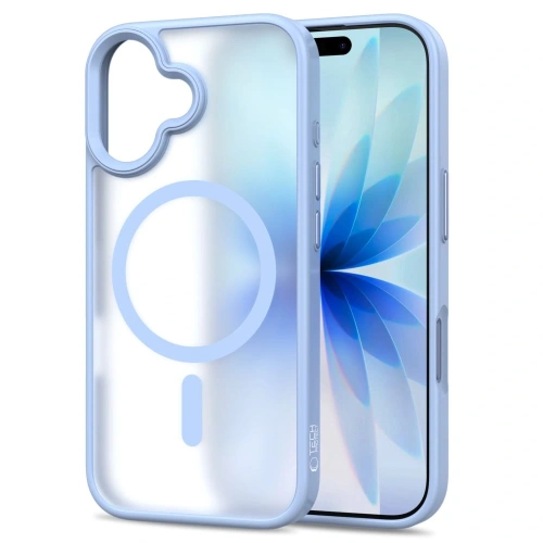 Zbliżenie na etui Tech-Protect, ukazujące hybrydowy materiał i detale.