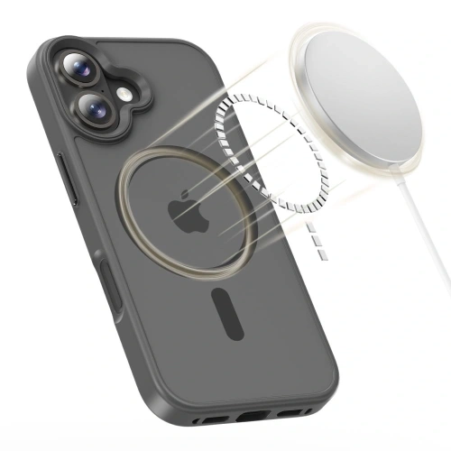 Etui Magmat na iPhone 17, prezentujące precyzyjne wycięcia na porty