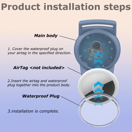 Widok na pasek Tech-Protect Nylon w kolorze Magic Pony, doskonały dla dzieci