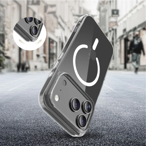 Etui Tech-Protect na iPhone 17 Pro Max, prezentujące doskonałe dopasowanie i wycięcia.