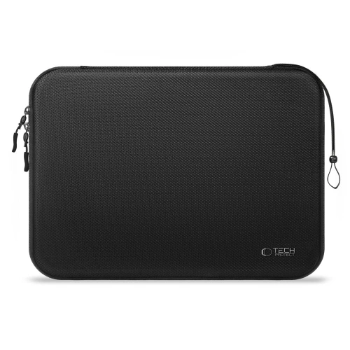 Etui Tech-Protect Hardpouch w kolorze czarnym, idealne do laptopów 15-16 cali.