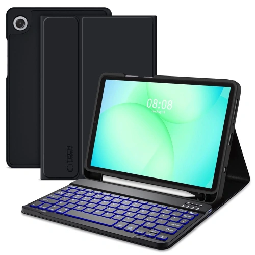 Etui Tech-Protect Smartcase Pen + Keyboard w kolorze czarnym, idealne do Samsung Galaxy Tab A9/A11.