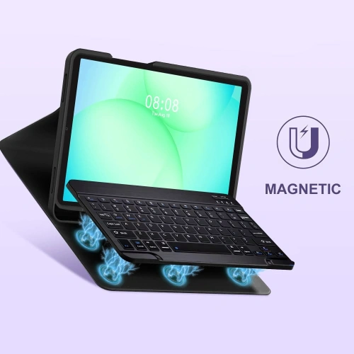 Etui Tech-Protect Smartcase z klawiaturą, idealne do pracy i nauki.